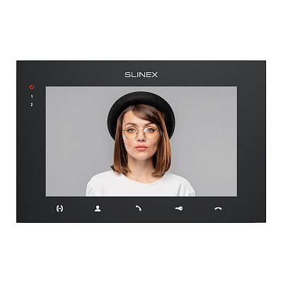 картинка Slinex SQ-07MTHD цвет черный. 7" AHD Домофон с сенсорным экраном высокого разрешения от компании Intant